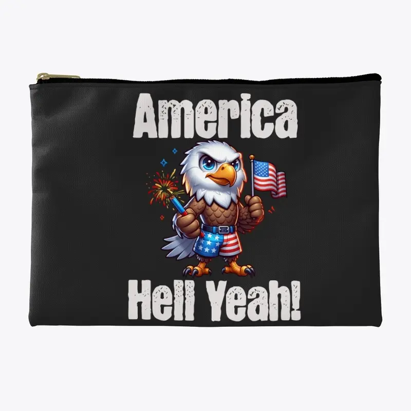 America Hell Yeah Bald Eagle Patriotic 