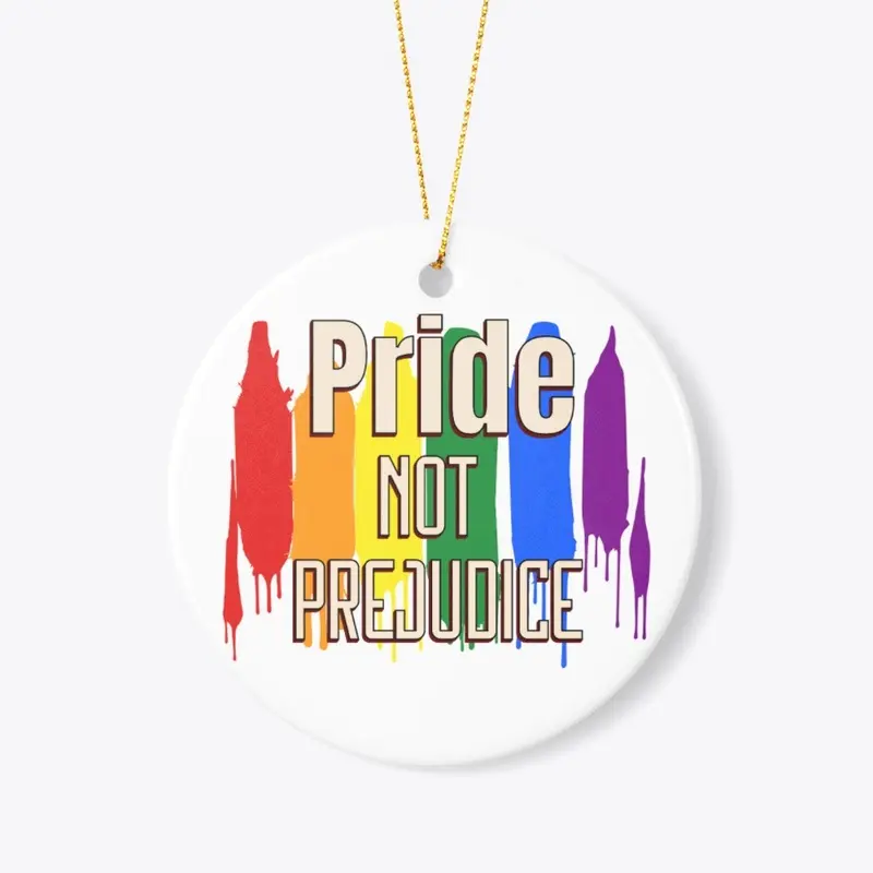 Pride Not Prejudice Paint Pride Flag