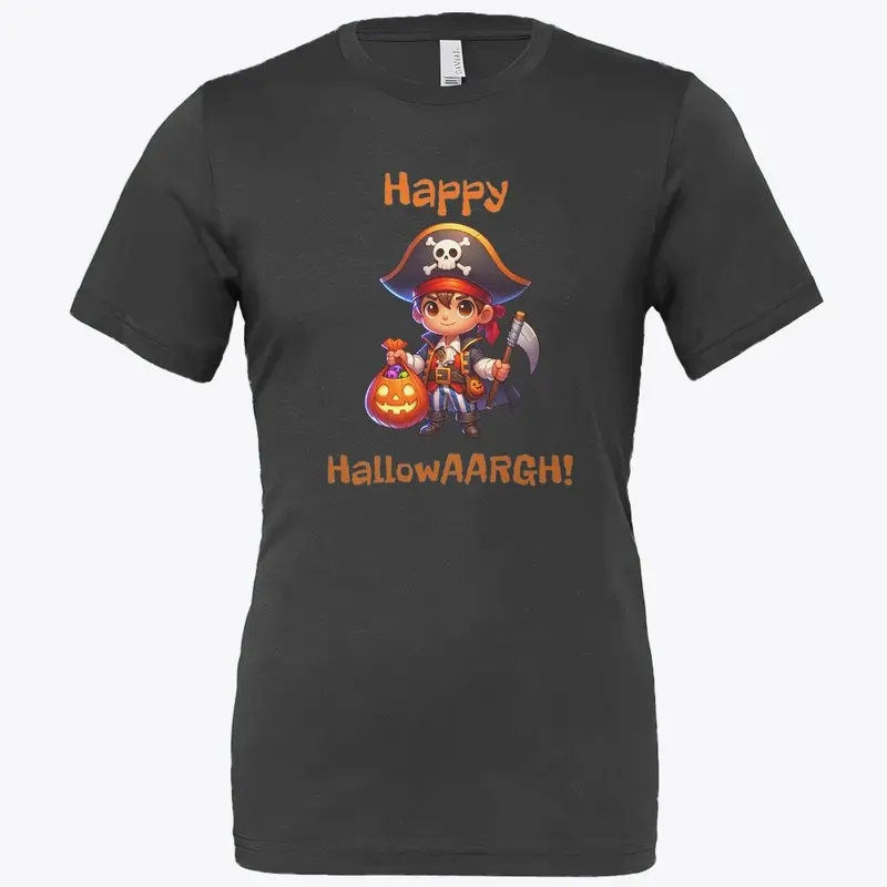 Cute Happy HallowAARGH Cartoon Pirate