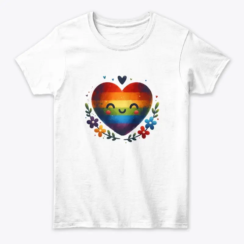 Folk Art Heart Pride Month LGBTQ