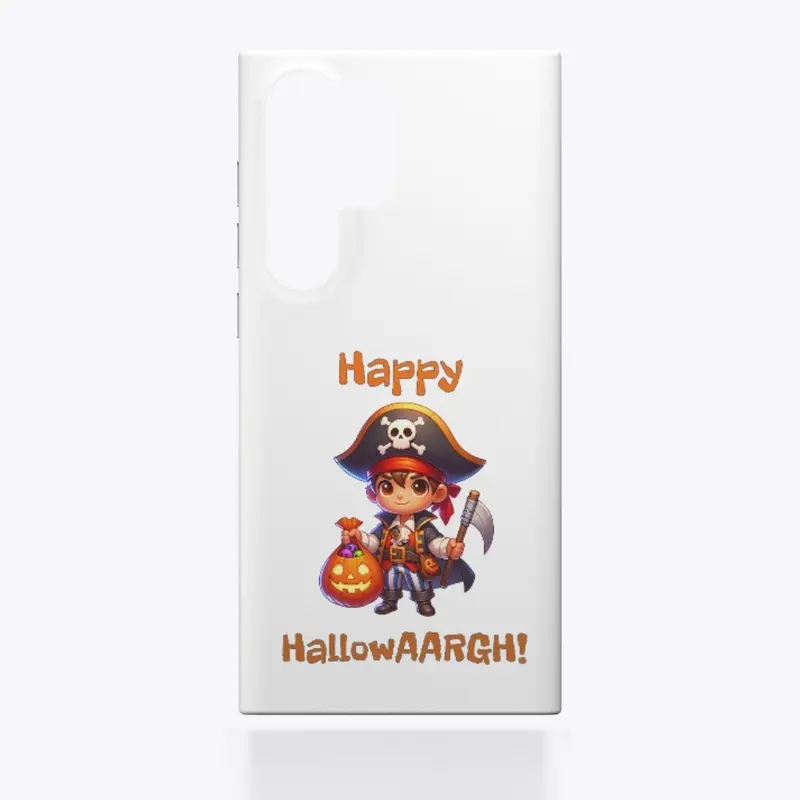 Cute Happy HallowAARGH Cartoon Pirate