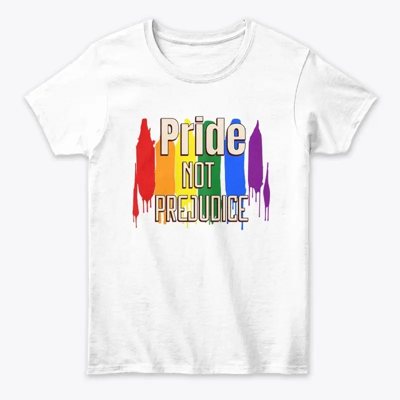 Pride Not Prejudice Paint Pride Flag