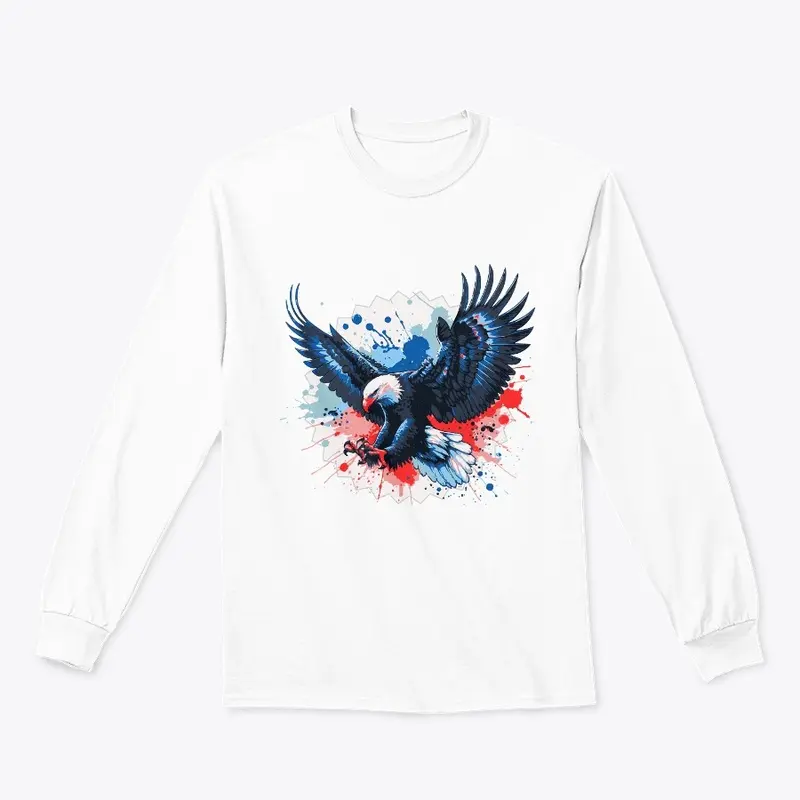 Fierce American Bald Eagle Patriotic 