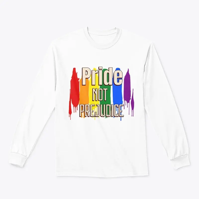 Pride Not Prejudice Paint Pride Flag