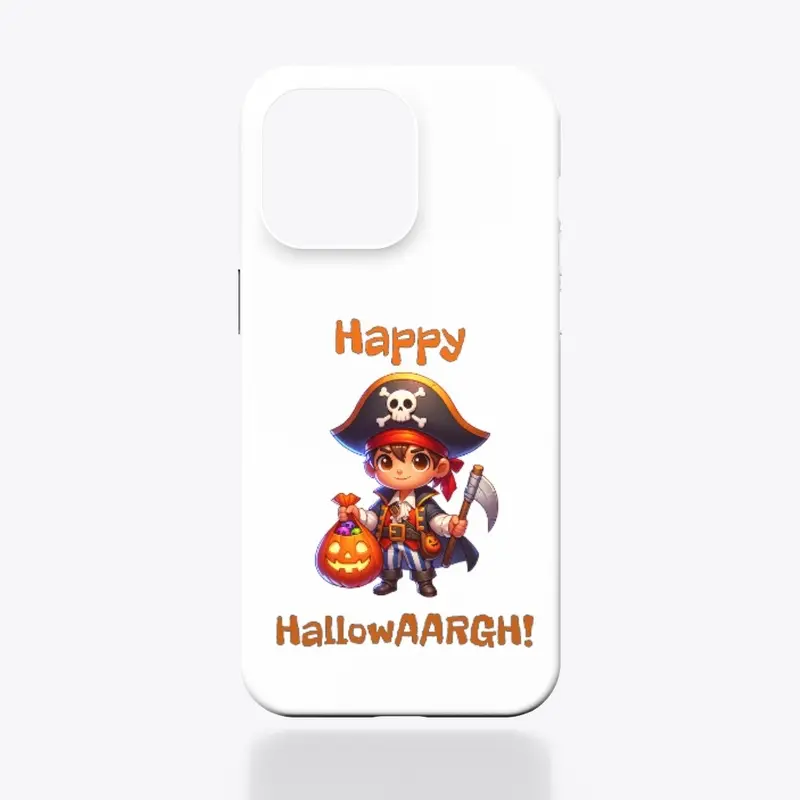 Cute Happy HallowAARGH Cartoon Pirate