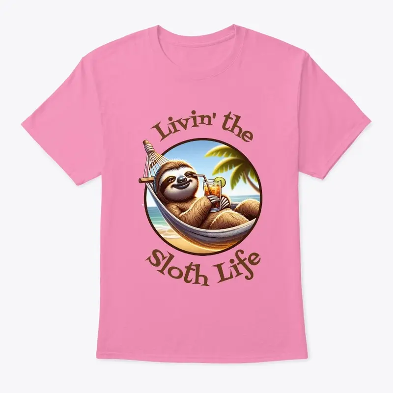 Livin' The Sloth Life Lazy Beach Summer 