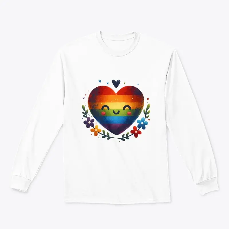 Folk Art Heart Pride Month LGBTQ