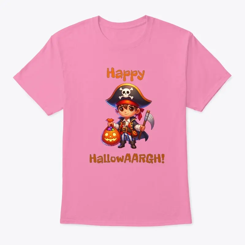 Cute Happy HallowAARGH Cartoon Pirate