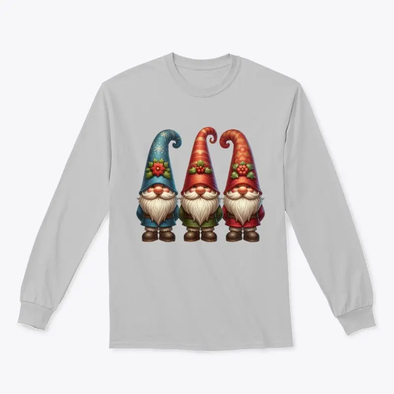 Three Classic Vintage Christmas Gnomes