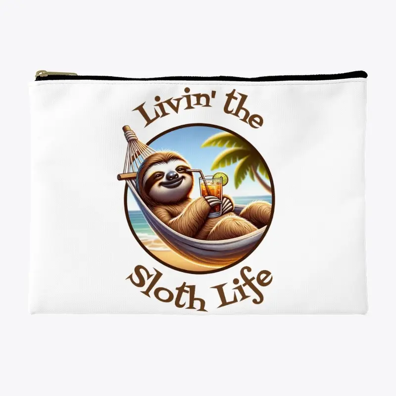 Livin' The Sloth Life Lazy Beach Summer 